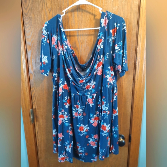 torrid Tops - Torrid size 3X floral babydoll flowy blouse top shirt